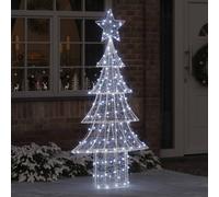 vidaXL Christmas Tree with 240 LEDs Cold white 180 cm Acrylic