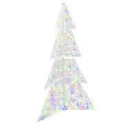 vidaXL Christmas Tree with 240 LEDs Multicolour 180 cm Acrylic