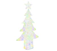 vidaXL Christmas Tree with 240 LEDs Multicolour 180 cm Acrylic