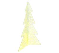 vidaXL Christmas Tree with 240 LEDs Warm White 180 cm Acrylic