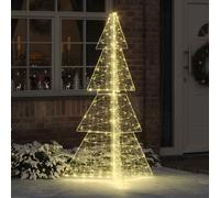 vidaXL Christmas Tree with 240 LEDs Warm White 180 cm Acrylic