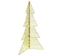 vidaXL Christmas Tree with 240 LEDs Warm White 180 cm Rattan, Living Room, Modern Holiday Decor, Christmas Accents, Cozy Ambiance, Festive Lighting, Ornament Enhancer, Event Decoration