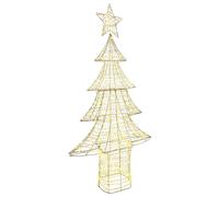 vidaXL Christmas Tree with 240 LEDs Warm white 181 cm PET