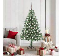 Vidaxl Christmas Tree With 300 Leds With Stand Green 180 Cm Pvc