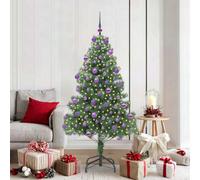 Vidaxl Christmas Tree With 300 Leds With Stand Green 180 Cm Pvc