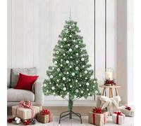 Vidaxl Christmas Tree With 300 Leds With Stand Green 210 Cm Pvc