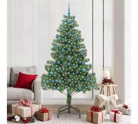 Vidaxl Christmas Tree With 300 Leds With Stand Green 210 Cm Pvc
