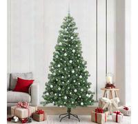 Vidaxl Christmas Tree With 300 Leds With Stand Green 240 Cm Pvc