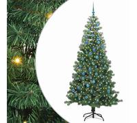 Vidaxl Christmas Tree With 300 Leds With Stand Green 240 Cm Pvc