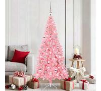 Vidaxl Christmas Tree With 300 Leds With Stand Pink 180 Cm Pvc