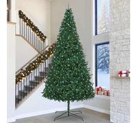 Vidaxl Christmas Tree With Decorative String Lights Green 400 Cm Pvc