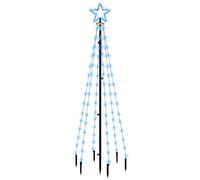 vidaXL Christmas Tree with Spike Blue 108 LEDs 180 cm Christmas Tree Light