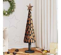 Vidaxl Christmas Tree With Stand Brown 120 Cm Solid Teak Wood