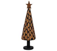 vidaXL Christmas Tree with Stand Brown 150 cm Solid teak wood, Brown