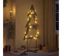 Vidaxl Christmas Tree With Stand Brown 180 Cm Solid Teak Wood