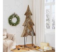 Vidaxl Christmas Tree With Stand Brown 180 Cm Solid Teak Wood