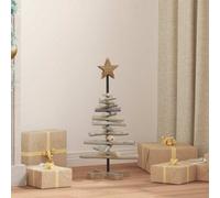 Vidaxl Christmas Tree With Stand Brown 60 Cm Solid Teak Wood