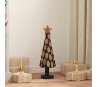 Vidaxl Christmas Tree With Stand Brown 60 Cm Solid Teak Wood