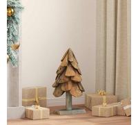 Vidaxl Christmas Tree With Stand Brown 60 Cm Solid Teak Wood