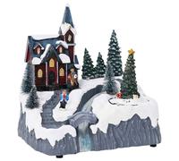 vidaXL Christmas Village Multicolour 20.5 x 17 x 21 cm Plastic