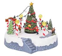 vidaXL Christmas Village Multicolour 22 x 21.5 x 17 cm Plastic,