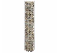 vidaXL Circular Gabion Pole Galvanised Steel Ø30x150 cm