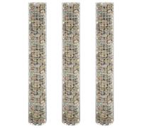 4x Circular Gabion Raised Beds Planter Basket Flower Pot Multi Sizes vidaXL