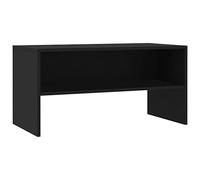 vidaXL Classic-Style, Durable Engineered Wood TV Cabinet, Black - Modern Design - 80x40x40 cm - Mounting Materials Included - Comfortable Viewing Height