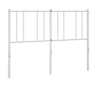 (white, 120 cm) vidaXL Metal Headboard Bed Base Header Bedstead Headboard Bedroom Bed Header