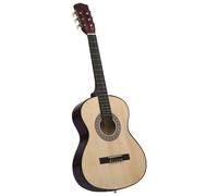 'vidaXL Classical Guitar - Basswood Structure, 4/4 Full Size, Light Wood colour, Ideal for Beginners and Amateurs