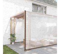 vidaXL Clear Tarpaulin with Eyelets 10x12 m Polyethylene