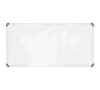 vidaxl clear tarpaulin - polyethylene 1x2m w/eyelets outdoor/indoor cover - durable, water-, foldable tarp