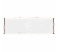vidaxl clear tarpaulin with eyelets 1x3 m polyethylene - water-resistant tarp, transparent cover for outdoor furniture