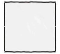 vidaXL Clear Tarpaulin with Eyelets 2x2 m Polyethylene