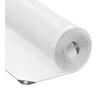 vidaXL Clear Tarpaulin with Eyelets 3x12 m Polyethylene