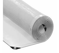 vidaXL Clear Tarpaulin with Eyelets 5x5 m Polyethylene, transparent tarpaulin, heavy duty clear tarp, clear tarpaulin sheet, clear tarp