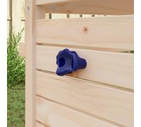 vidaXL Climbing Hold 12 pcs Blue 100 x 67 x 43 mm PP