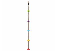 vidaXL Climbing Rope Multicolour 10.5 x 10.5 x 201 cm Polyester
