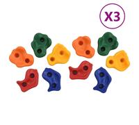 vidaXL Climbing Stones 30 pcs PE Multicolour