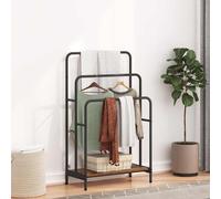 vidaXL Cloth Rack Old wood 60 x 30 x 100.5 cm Engineered wood