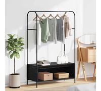 vidaXL Clothes Rack Black 100 x 44 x 160 cm Engineered wood