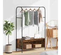 vidaXL Clothes Rack Brown Oak 100 x 44 x 160 cm Engineered Wood