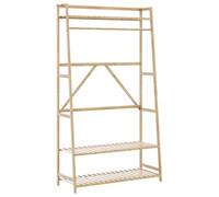 vidaXL Clothes Rack with Shelves 110x40x180 cm Bamboo