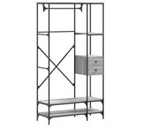 vidaXL Clothes Rack with Shelves, Coat Rack for Hallway, Clothes Stand for Hangi