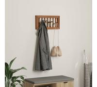 vidaXL Coat Hook Natural 50 x 10 x 25 cm Solid Mahogany Wood