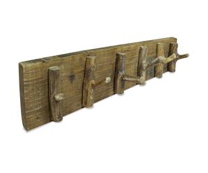vidaXL Coat Rack Mixed Recycled Wood 60x15 cm