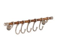 vidaXL Coat Rack Wall Mounted Coat Hook Hall Wall Hanger Wall Hook Aluminium