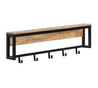 vidaXL Coat Rack, Wall Mounted Coat Hook for Hallway Living Room, Wall Hanger wi