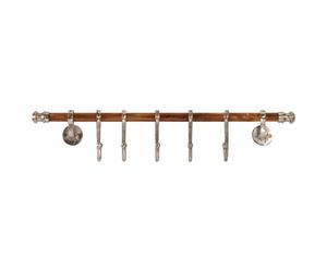 vidaXL Coat Rack Wall Mounted Coat Hook Hall Wall Hanger Wall Hook Aluminium