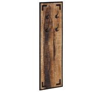 vidaXL Coat Rack 35x8x110 cm Solid Rough Wood Mango